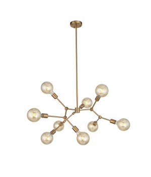 SL413.212.09 Люстра потолочная ST-Luce Латунь E27 9*40W TAVERE-foto16