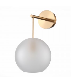 SL1133.501.01 Бра ST-Luce Латунь/Белый E27 1*40W BOPONE-foto2