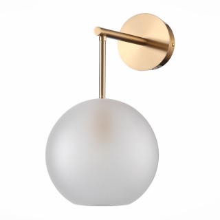 SL1133.501.01 Бра ST-Luce Латунь/Белый E27 1*40W BOPONE-foto2