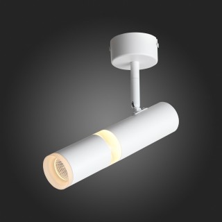 ST106.502.08 Светильник потолочный Белый LED 1*8W 3000K 624Lm Ra>80  D50xH165 170-240V ESCOPIO-foto5