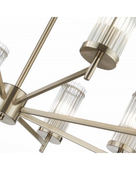 SL1233.102.08 Люстра потолочная ST-Luce Никель/Прозрачный E14 8*60W BITONTO-foto4