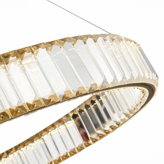 SL1622.363.01 Люстра подвесная ST-Luce Латунь/Прозрачный LED 1*40W 4000K TIVOLI-foto3