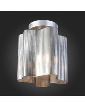 SL117.702.01 Светильник потолочный ST-Luce Серебристый/Дымчатый E27 1*60W ONDE-foto5