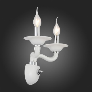 SL1112.501.02 Бра ST-Luce Хром, Белый/Белый E14 2*40W SERENATTA-foto4