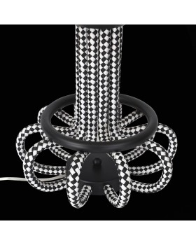 SL811.704.01 Прикроватная лампа ST-Luce Белый, Черный/Коричневый E27 1*60W ADAGIO-foto6