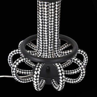 SL811.704.01 Прикроватная лампа ST-Luce Белый, Черный/Коричневый E27 1*60W ADAGIO-foto6