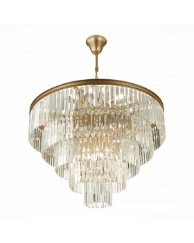 SL1624.203.15 Люстра подвесная ST-Luce шампань/прозрачный E14 15*40W Ercolano-foto3