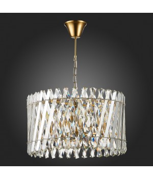 SL1170.303.06 Светильник подвесной ST-Luce Латунь/Прозрачный E14 6*40W FABIO-foto4