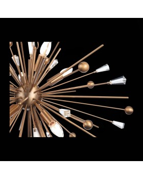 SLD011.303.08 Люстра подвесная ST-Luce Латунь, Прозрачный E14 8*40W RIVELLA-foto6