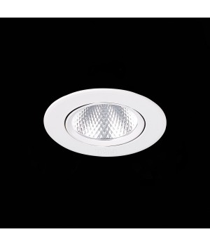 ST211.538.06.24 Св-к встр. Белый LED 1*6W 3000K 480Lm Ra80 24° IP20 D86xH50 220-240V MIRO-foto6