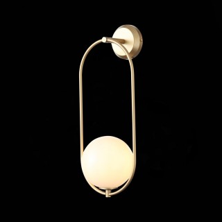 SL1118.201.01 Светильник настенный ST-Luce Золотистый/Белый E14 1*40W PENOLO-foto4