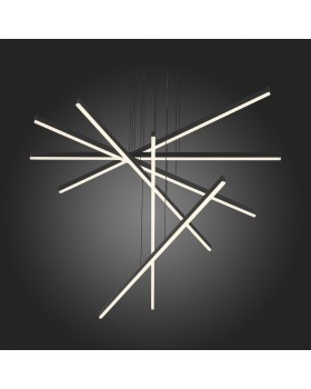 SL394.423.06 Люстра подвесная ST-Luce Черный/Белый LED 1*100W 4000K BASONI-foto4