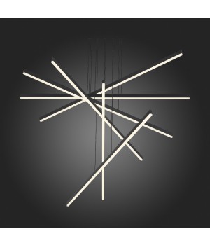 SL394.423.06 Люстра подвесная ST-Luce Черный/Белый LED 1*100W 4000K BASONI-foto4