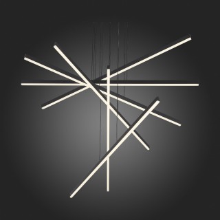 SL394.423.06 Люстра подвесная ST-Luce Черный/Белый LED 1*100W 4000K BASONI-foto4