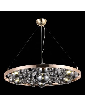 SL1510.203.07 Люстра подвесная ST-Luce Французское золото/Дымчатый G9 7*5W Olmi-foto5