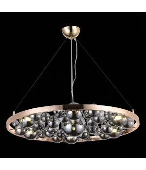 SL1510.203.07 Люстра подвесная ST-Luce Французское золото/Дымчатый G9 7*5W Olmi-foto5