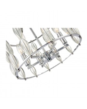 SL1140.102.06 Светильник потолочный ST-Luce Хром, Прозрачный/Прозрачный,Хром E14 6*40W SOGARTE-foto12