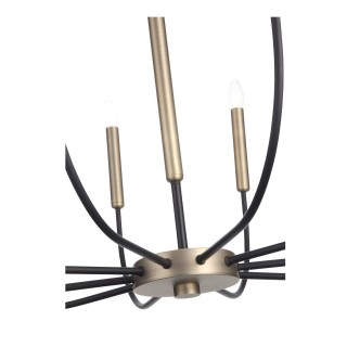 SLD008.423.10 Люстра подвесная ST-Luce Латунь, Черный E14 10*40W LAMDARIO-foto10