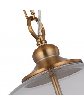 SL362.203.03 Светильник подвесной ST-Luce Золотистый/Прозрачный E14 3*60W LATERIA-foto3
