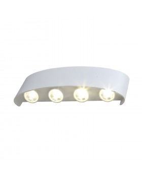 SL089.501.08 Светильник уличный настенный ST-Luce Белый кварцевый LED 8*1W 4000K BISELLO-foto12