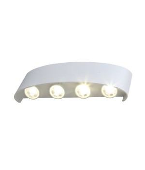 SL089.501.08 Светильник уличный настенный ST-Luce Белый кварцевый LED 8*1W 4000K BISELLO-foto12