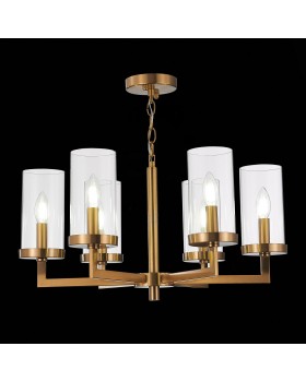 SL1171.303.06 Люстра подвесная ST-Luce Латунь/Прозрачный E14 6*40W MASINE-foto3