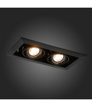 ST250.448.02 Св-к встр. Черный GU10 2*50W L245xW126xH70 220V Без ламп HEMI-foto9