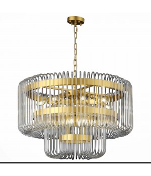 SL1228.203.12 Люстра подвесная ST-Luce Золотистый/Прозрачный E14 12*40W GROSSETO-foto8
