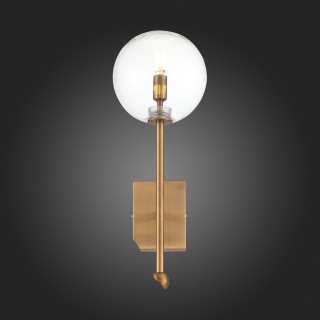 SL1205.301.01 Светильник настенный ST-Luce Латунь/Прозрачный G9 1*5W SANDRO-foto9