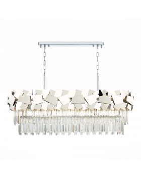 SL1232.103.07 Люстра подвесная ST-Luce Хром/Прозрачный, Хром E14 7*60W CASERTA-foto2