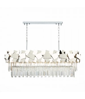 SL1232.103.07 Люстра подвесная ST-Luce Хром/Прозрачный, Хром E14 7*60W CASERTA-foto2