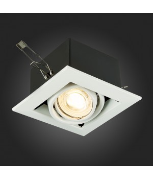 ST250.558.01 Св-к встр. Черный, Белый GU10 1*50W IP20 L126xW126xH70 220V Без ламп HEMI-foto5
