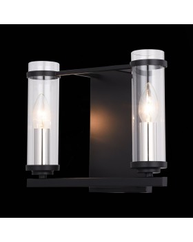 SL334.401.02 Бра ST-Luce Черный, Никель/Прозрачный E14 2*60W BICHERO-foto5