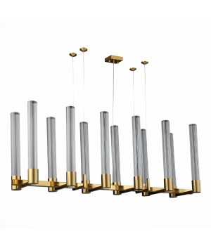 SL1229.303.12 Люстра подвесная ST-Luce Латунь/Прозрачный GU10 12*5W Terni-foto4