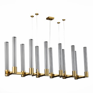 SL1229.303.12 Люстра подвесная ST-Luce Латунь/Прозрачный GU10 12*5W Terni-foto4