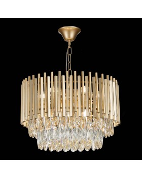 SL1625.203.09 Люстра подвесная ST-Luce шампань/шампань, прозрачный E14 9*40W Barletta-foto5