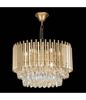 SL1625.203.09 Люстра подвесная ST-Luce шампань/шампань, прозрачный E14 9*40W Barletta-foto5