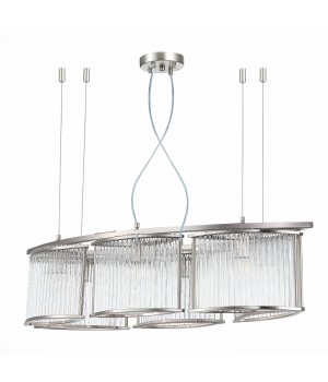 SL1627.103.06 Люстра подвесная ST-Luce Хром/Прозрачный E14 6*40W Velletri-foto2