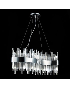 SL1160.113.12 Светильник подвесной ST-Luce Хром/Хром, Прозрачный G9 12*5W BAFO-foto8