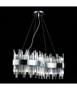 SL1160.113.12 Светильник подвесной ST-Luce Хром/Хром, Прозрачный G9 12*5W BAFO-foto8