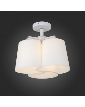 SL543.502.03 Люстра потолочная ST-Luce Серебристый/Белый E27 3*60W CHIELLO-foto3