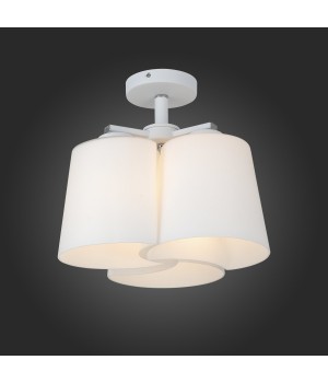 SL543.502.03 Люстра потолочная ST-Luce Серебристый/Белый E27 3*60W CHIELLO-foto3