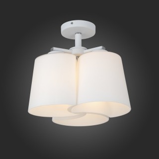 SL543.502.03 Люстра потолочная ST-Luce Серебристый/Белый E27 3*60W CHIELLO-foto3