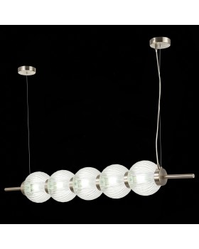 SL1155.103.05 Светильник подвесной ST-Luce Никель/Прозрачный E14 5*40W MARENA-foto6