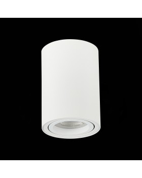 ST108.507.01 Светильник потолочный Мат. белый GU10 1*50W D70xH100 220V Без ламп TORUS-foto4