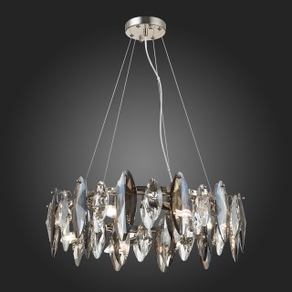 SL1227.103.08 Люстра подвесная ST-Luce Никель/Прозрачный E14 8*40W ANCONA-foto7