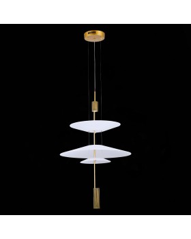 SL6101.213.01 Люстра подвесная ST-Luce Золотистый/Белый LED 1*15W 3000K Isola-foto5