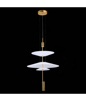 SL6101.213.01 Люстра подвесная ST-Luce Золотистый/Белый LED 1*15W 3000K Isola-foto5