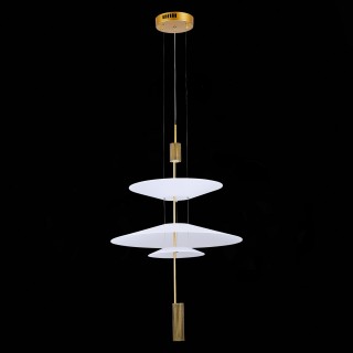 SL6101.213.01 Люстра подвесная ST-Luce Золотистый/Белый LED 1*15W 3000K Isola-foto5