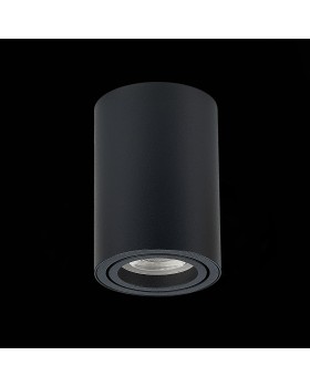 ST108.407.01 Светильник потолочный Мат. черный GU10 1*50W D70xH100 220V Без ламп TORUS-foto4